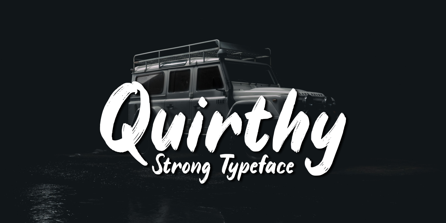 Шрифт Quirthy